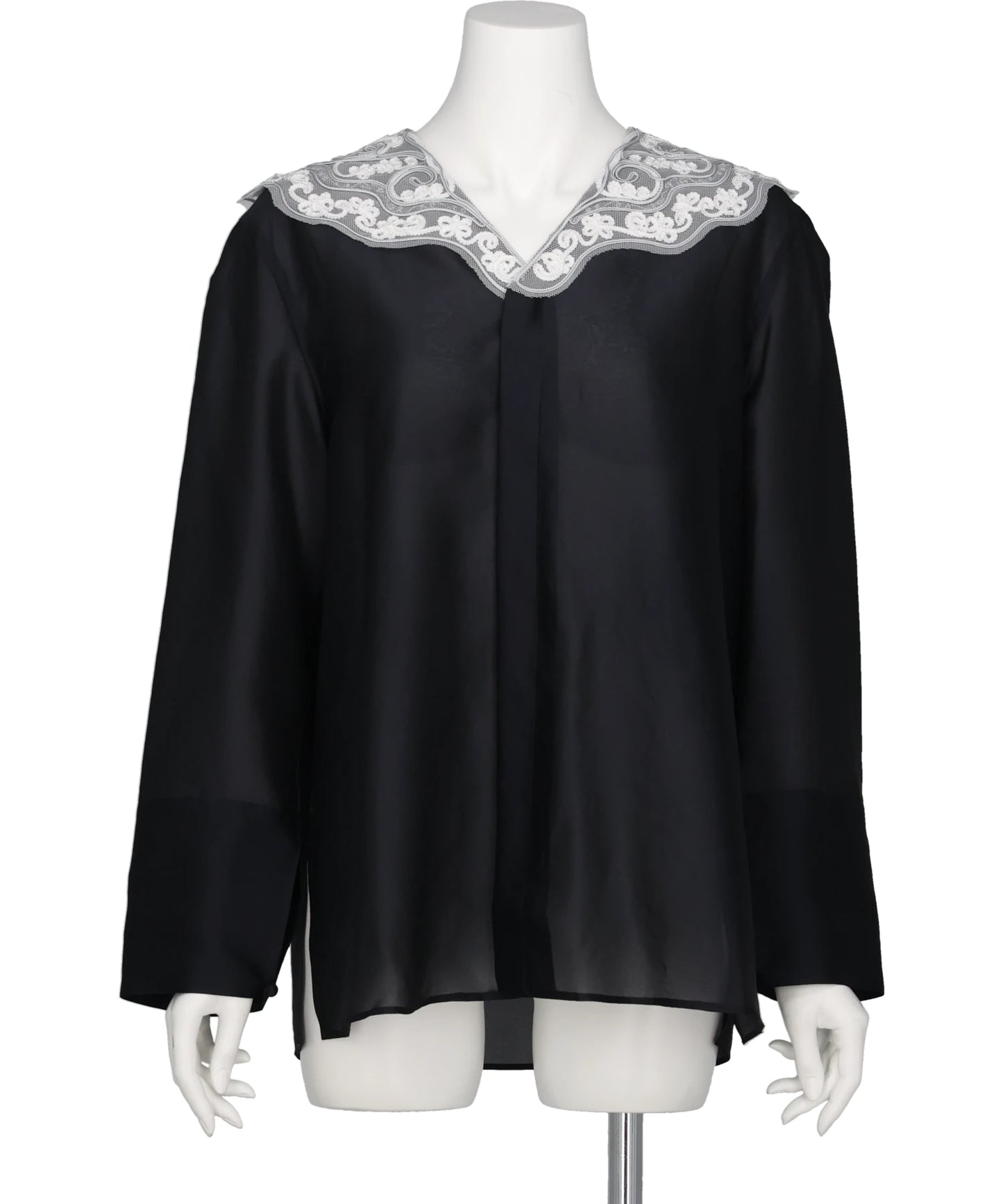AKIKOAOKI LACE COLLAR BLOUSE