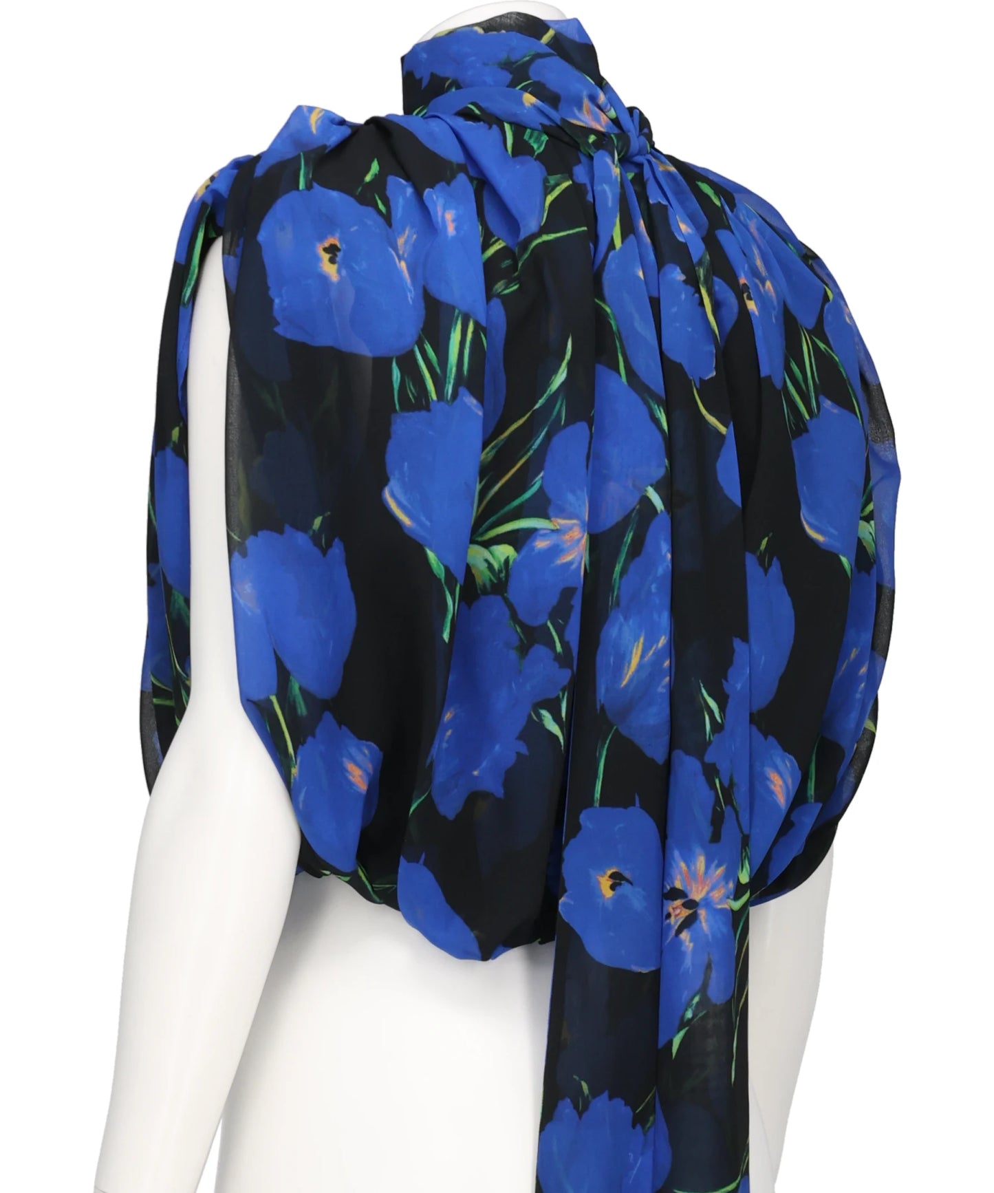 BALLOON HEM PLEATED TOP