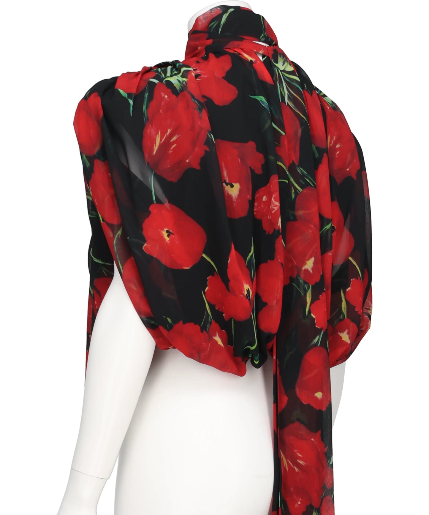 BALLOON HEM PLEATED TOP