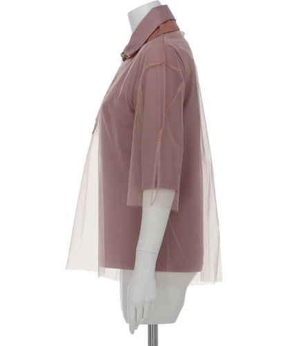 TULLE POLO SHIRT