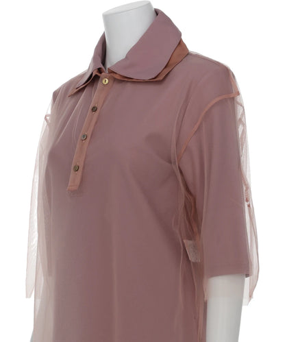 TULLE POLO SHIRT
