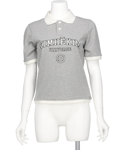 KIMHEKIM(キムヘキム) 2026SS KIMHEKIM UNIVERSE POLO T-SHIRT ZG1JS07GY