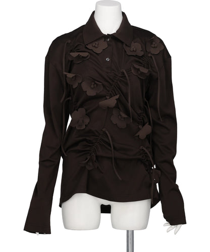RIV NOBUHIKO(リブ ノブヒコ)FORTESS FLOWER POLO T-SHIRT