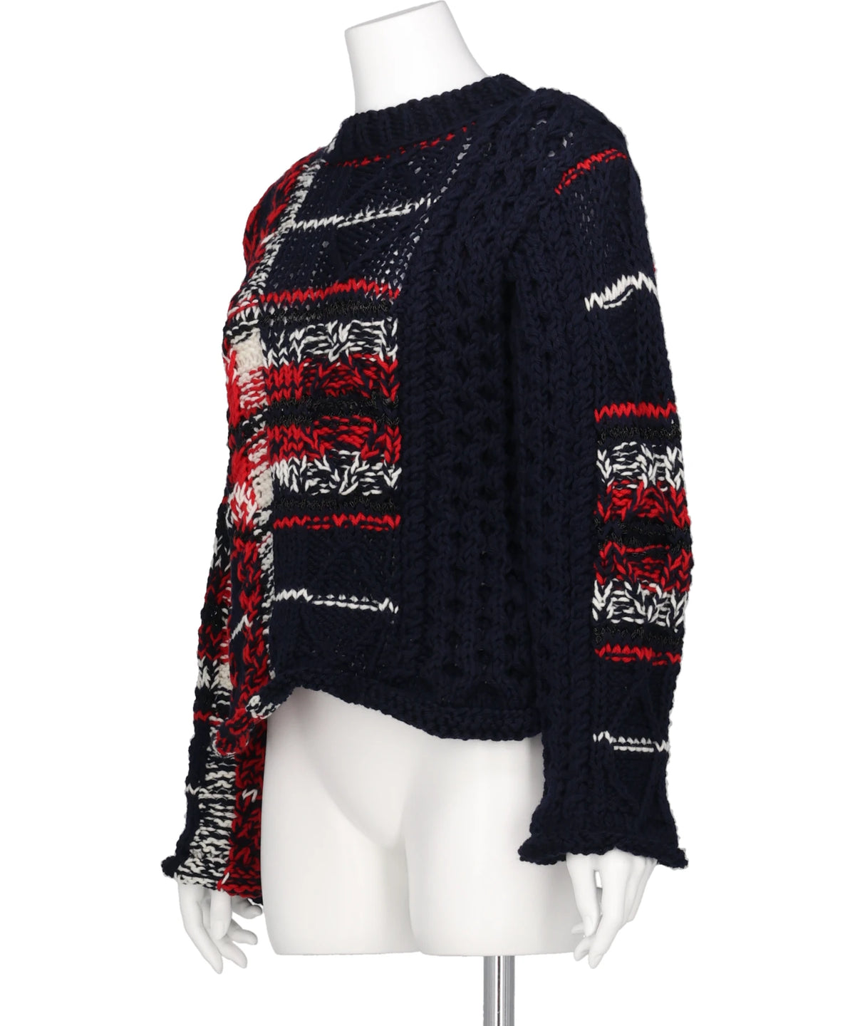 HANDKNIT TARTAN SWEATER