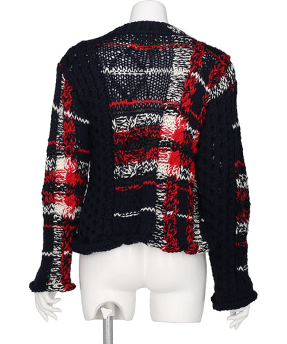 HANDKNIT TARTAN SWEATER