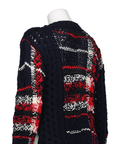 HANDKNIT TARTAN SWEATER