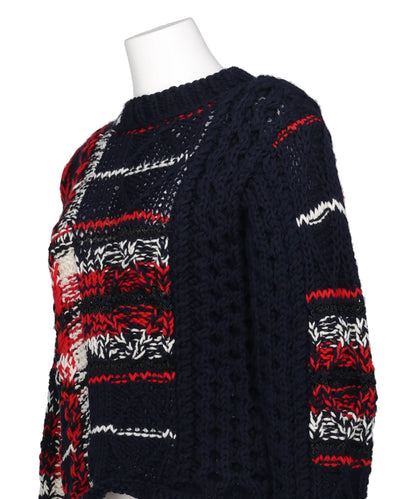 HANDKNIT TARTAN SWEATER