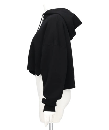 ATHENA CROPPED HOOTED PULLOVER