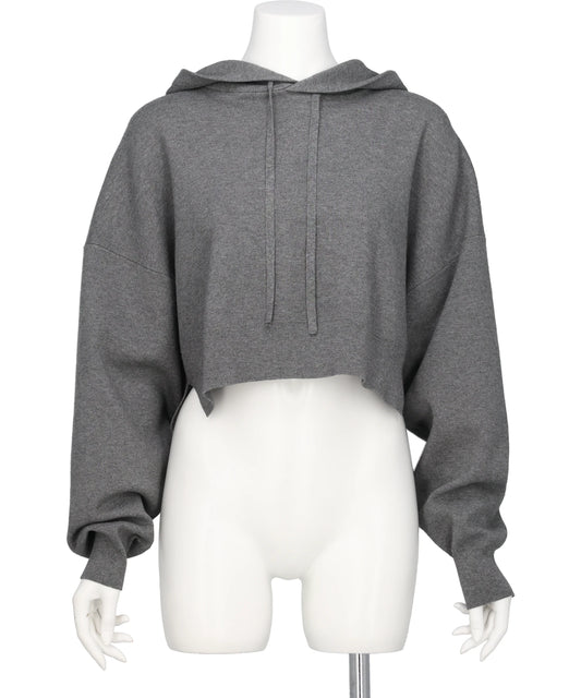 ENFÖLD(エンフォルド)ATHENA CROPPED HOOTED PULLOVER