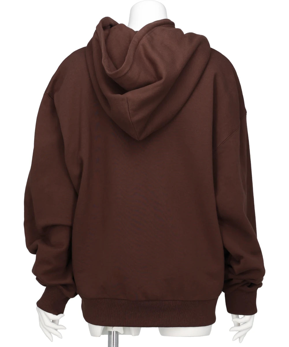 FLOWER APPLIQUE HOODIE