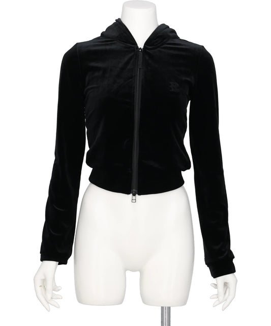 BASICKS(ベイシックス) MICRO BRA VELOUR HOODIE