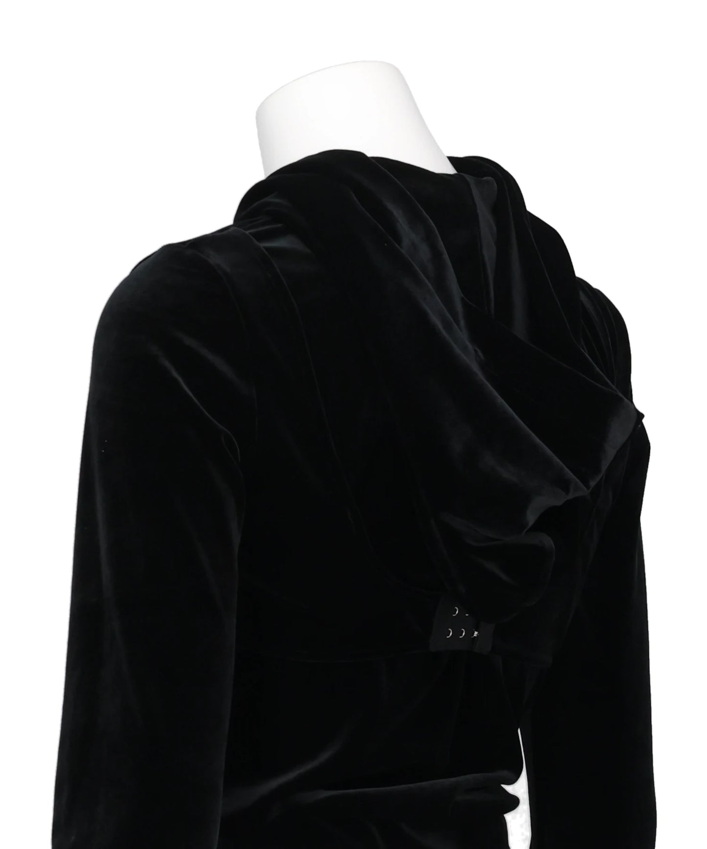 MICRO BRA VELOUR HOODIE