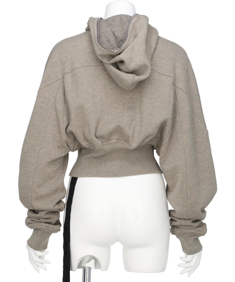 COLLAGE GIMP HOODIE - MELANGE GREY