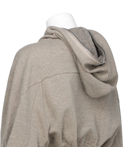 COLLAGE GIMP HOODIE - MELANGE GREY
