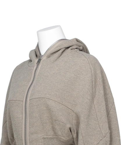 COLLAGE GIMP HOODIE - MELANGE GREY