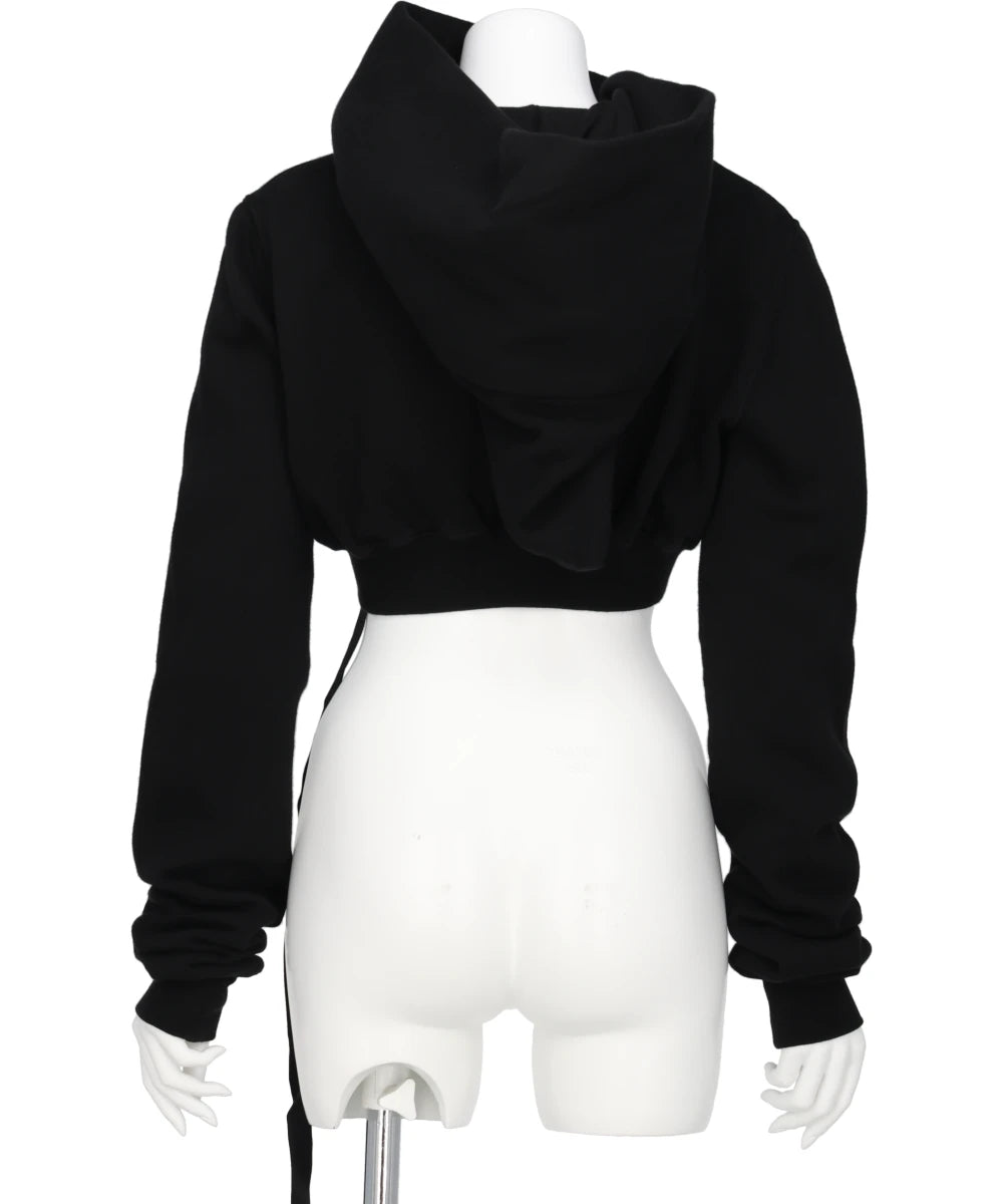 MICRO MOUNTAIN HOODIE - BLACK