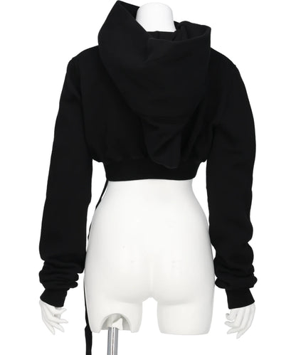 MICRO MOUNTAIN HOODIE - BLACK