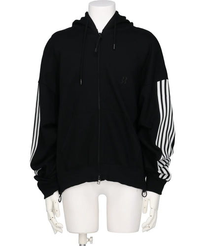SIX LLINES ZIP HOODIE