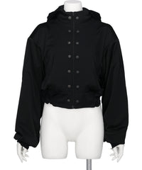 mukcyen(ムッシャン) 2026SS REVERSIBLE STRUCTURED ZIP HOODIE M266HD01