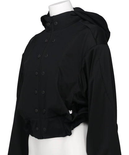 REVERSIBLE STRUCTURED ZIP HOODIE