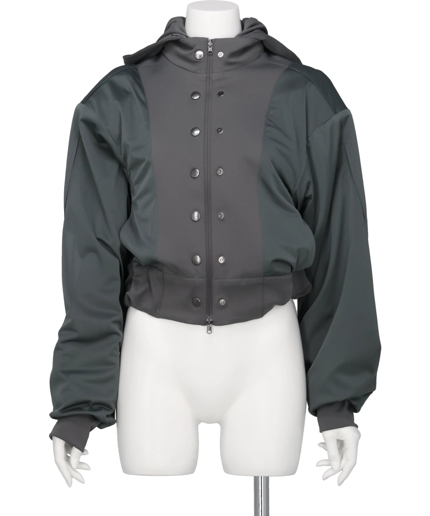 mukcyen(ムッシャン) 2026SS REVERSIBLE STRUCTURED ZIP HOODIE M266HD01