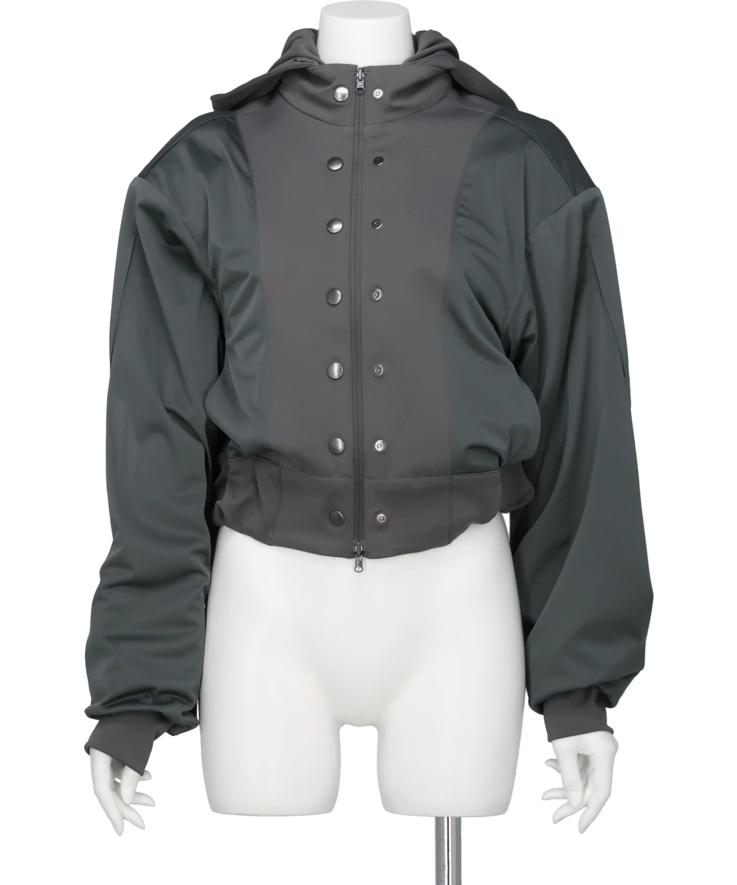 mukcyen(ムッシャン) 2026SS REVERSIBLE STRUCTURED ZIP HOODIE M266HD01