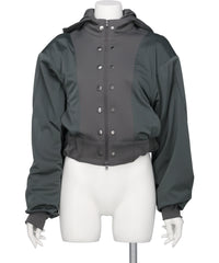 mukcyen(ムッシャン) 2026SS REVERSIBLE STRUCTURED ZIP HOODIE M266HD01