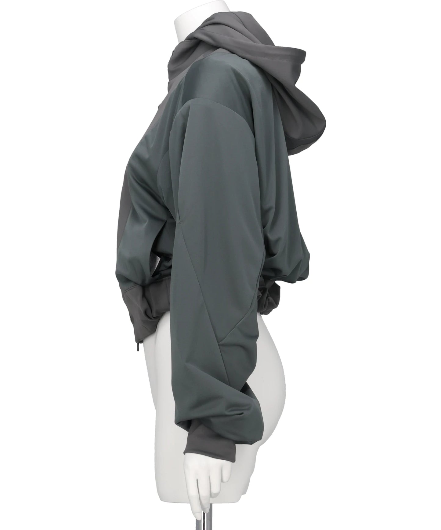 REVERSIBLE STRUCTURED ZIP HOODIE