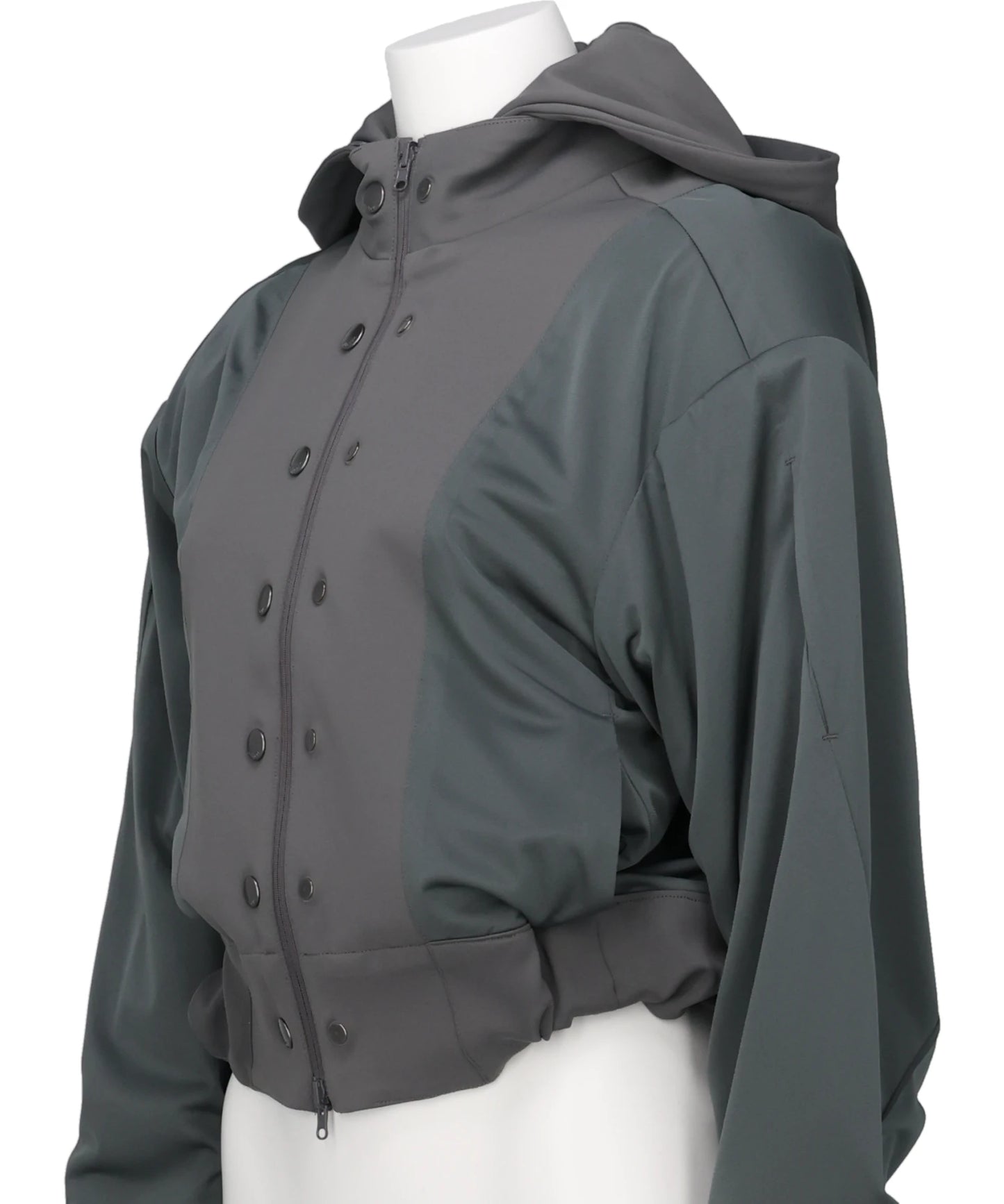 REVERSIBLE STRUCTURED ZIP HOODIE