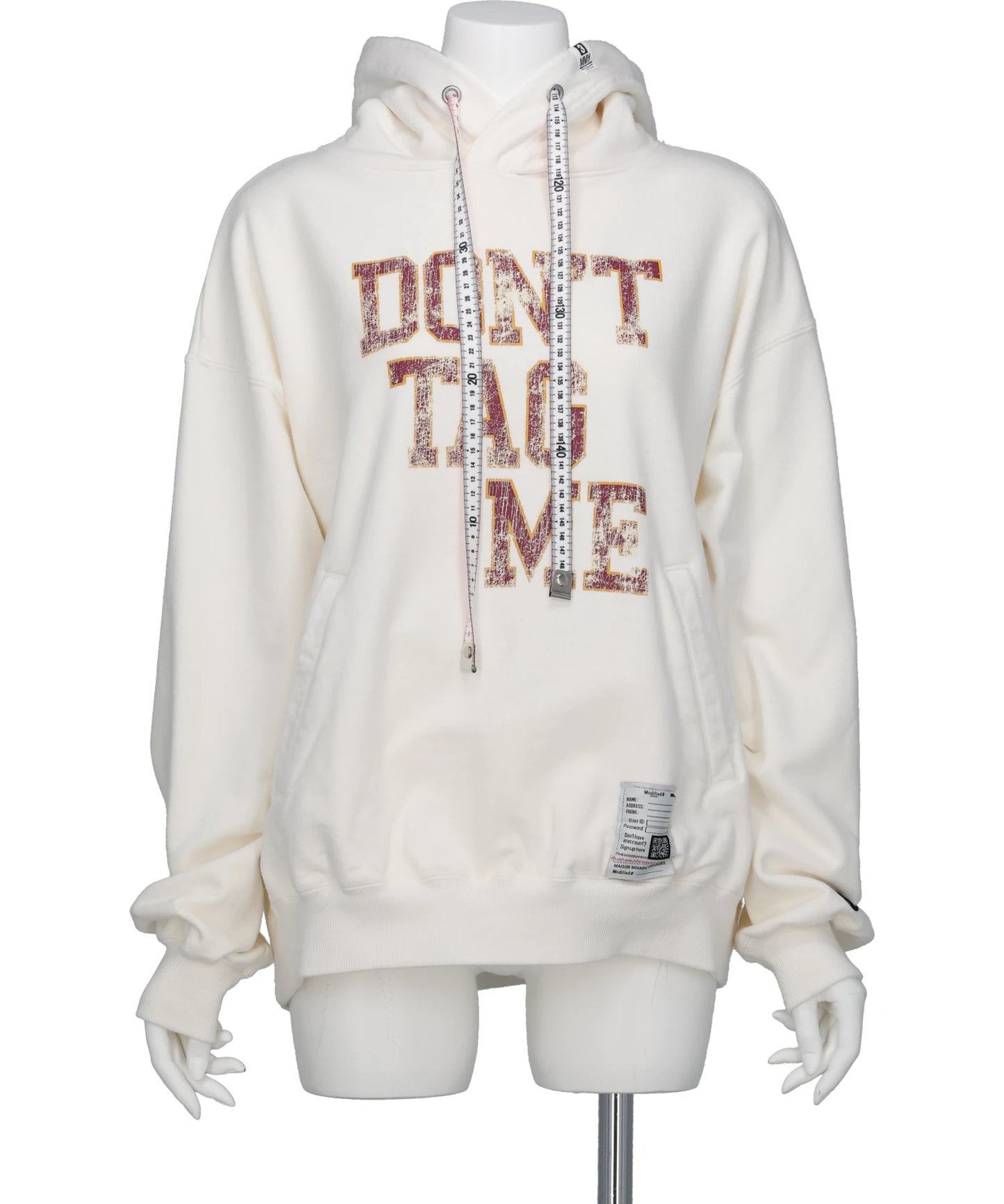 DON'T TAG ME PRINTED HOODIE