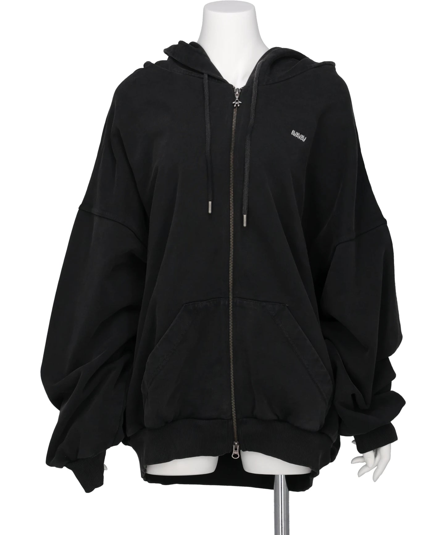 AVAVAV(アヴァヴァヴ) 2026SS SHOULDERLESS HOODIE AV-LOGO S261083001