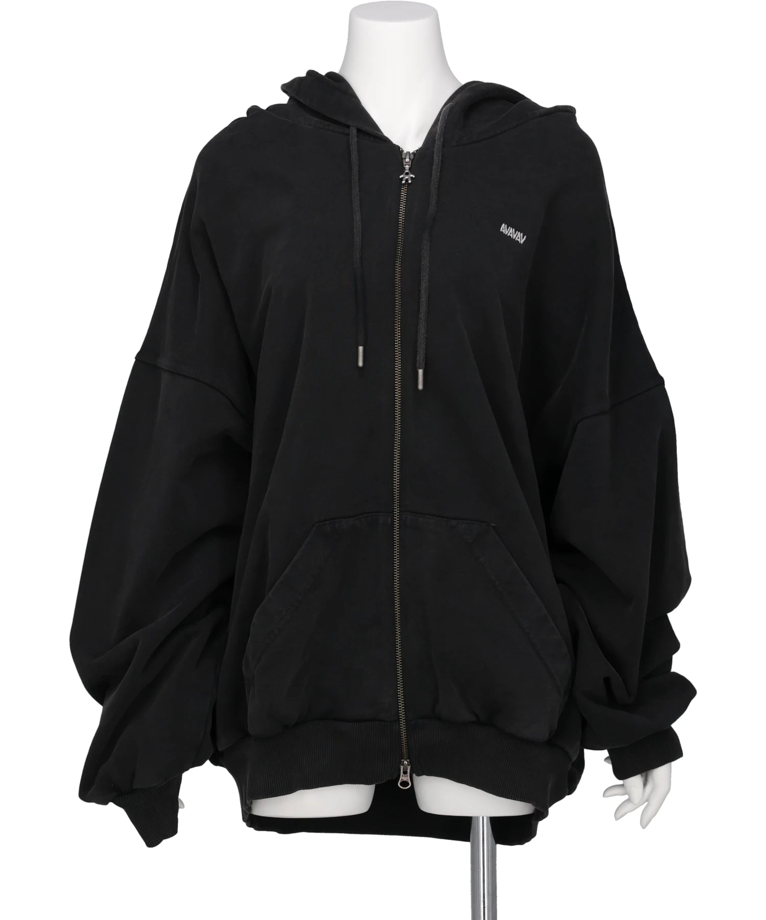 AVAVAV(アヴァヴァヴ) 2026SS SHOULDERLESS HOODIE AV-LOGO S261083001