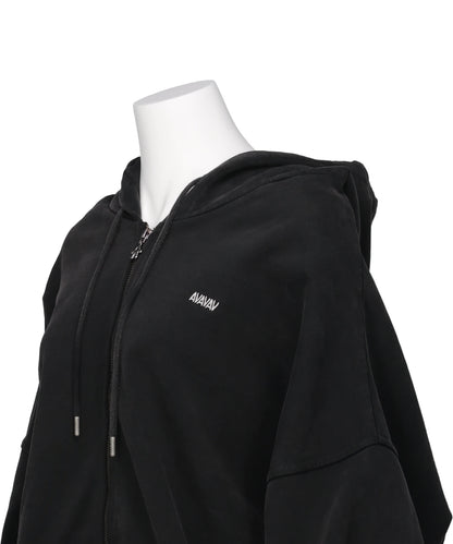 SHOULDERLESS HOODIE AV-LOGO