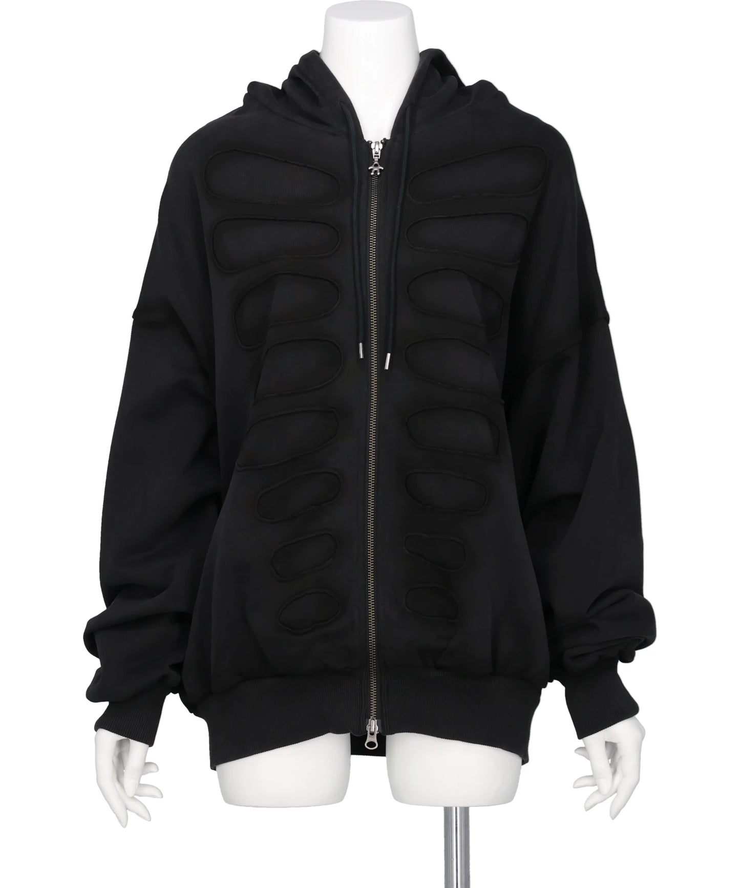 AVAVAV(アヴァヴァヴ) 2026SS OS SHOULDERLESS HOODIECUT-OUT APPLICATION S26N1036001