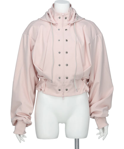 mukcyen(ムッシャン) 2026SS REVERSIBLE STRUCTURED ZIP HOODIE M266HD01