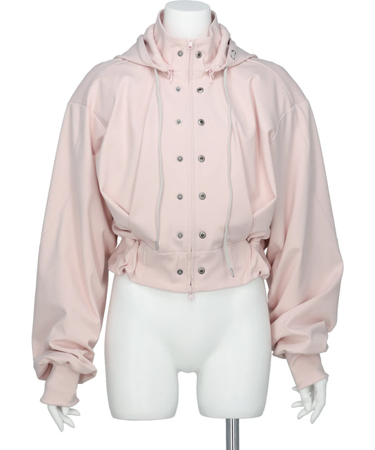 mukcyen(ムッシャン) 2026SS REVERSIBLE STRUCTURED ZIP HOODIE M266HD01