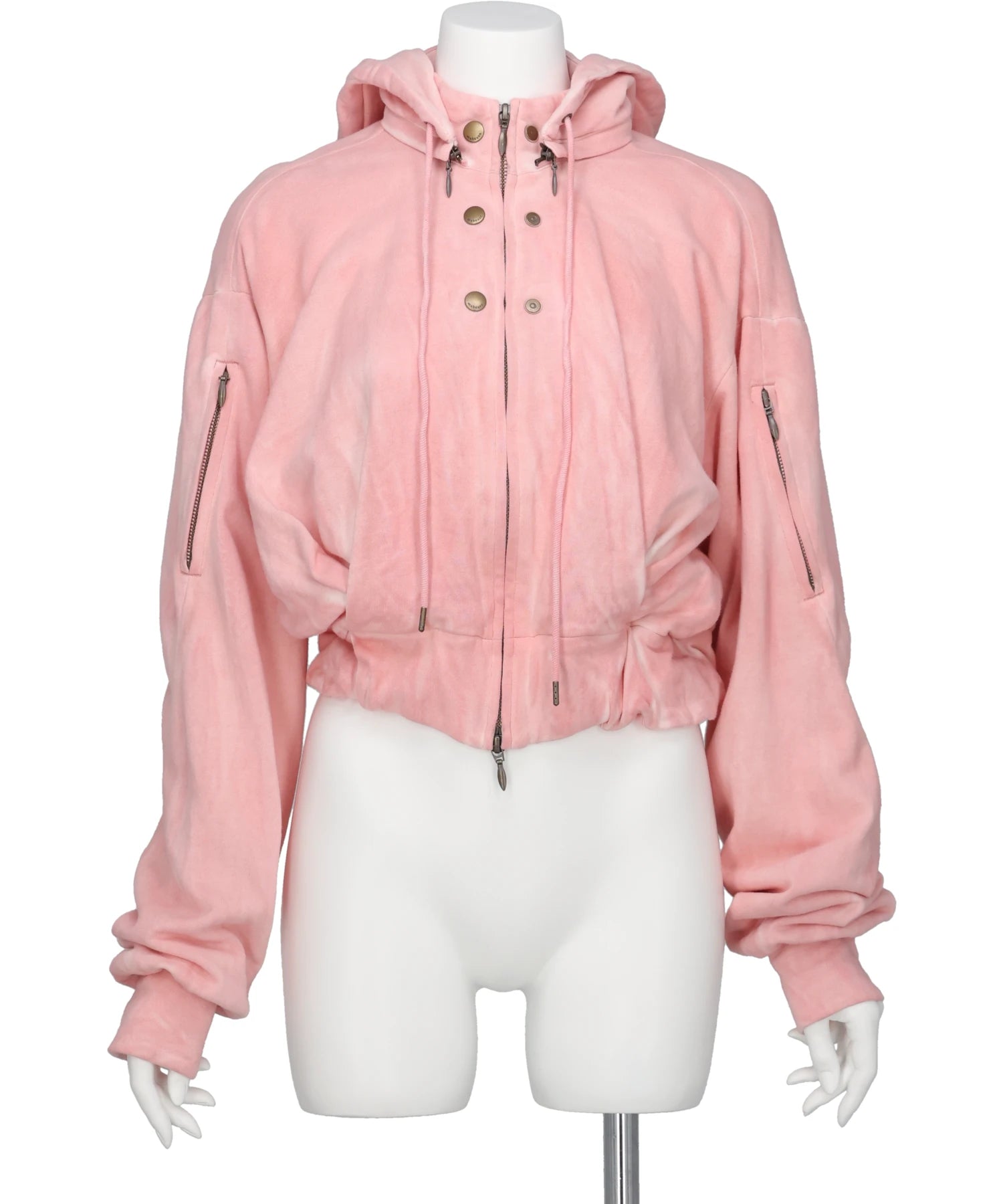 mukcyen(ムッシャン) 2026SS STRUCTURED ZIP HOODIE M266HD02