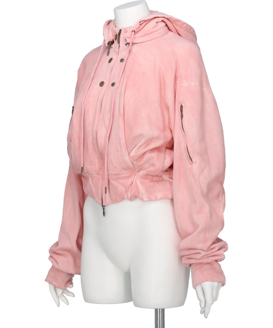 STRUCTURED ZIP HOODIE