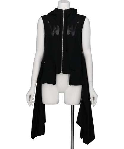 naokitomizuka WILD THINGS SLEEVELESS HOODIE