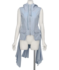 naokitomizuka WILD THINGS SLEEVELESS HOODIE
