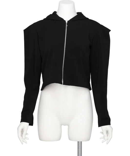 FUMIE=TANAKA(フミエタナカ) 2026AW SQUARE SHOULDER HOODIE F26A21