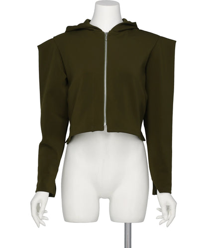 FUMIE TANAKA(フミエタナカ) SQUARE SHOULDER HOODIE