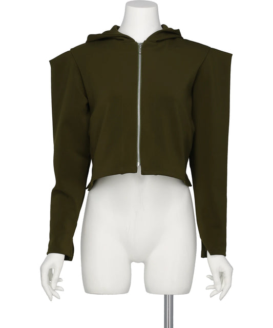 FUMIE TANAKA(フミエタナカ) SQUARE SHOULDER HOODIE