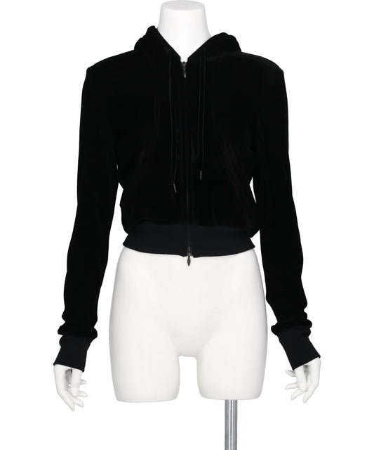 mukcyen SOFT VELOUR HOODIE