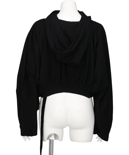 CROPPED HOODED TOP