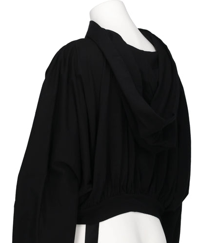 CROPPED HOODED TOP