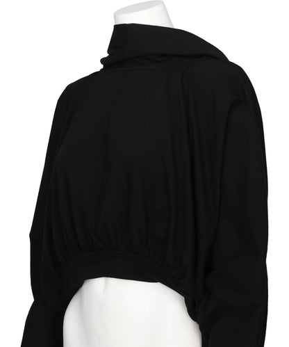 CROPPED HOODED TOP