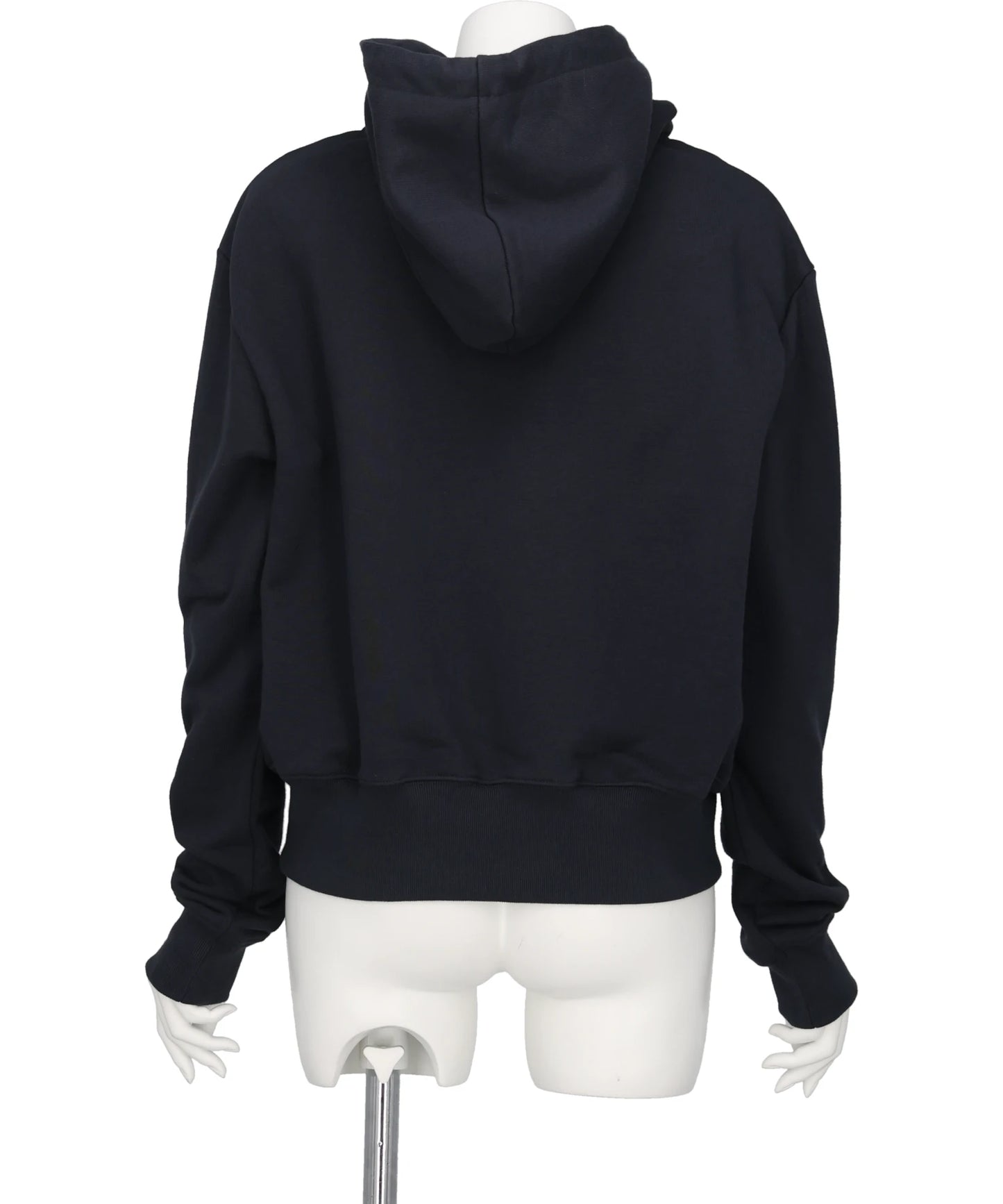 ASH BUTTON ZIP-UP HOODIE