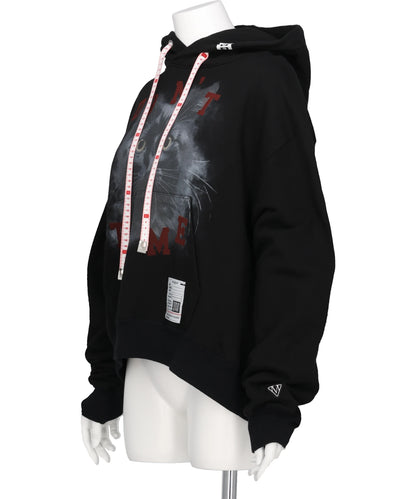 CAT PRINTED HOODIE