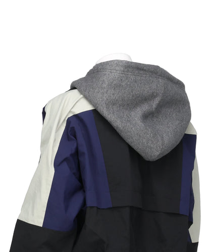 LAYERED NYLON PARKA